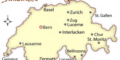 زیورخ ، سوئٹزرلینڈ پر نقشہ