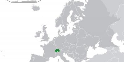 سوئٹزرلینڈ کے نقشے پر دنیا